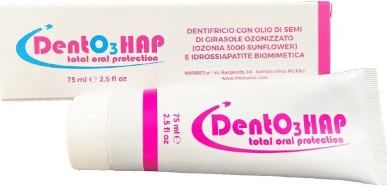 Dento3 Hap Dentifricio Ozono e Idrossiapatite 75 ml