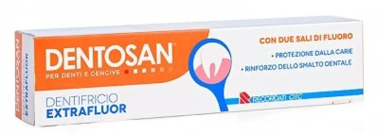Dentosan Dentifricio Extrafluor protezione dalle carie 75ml