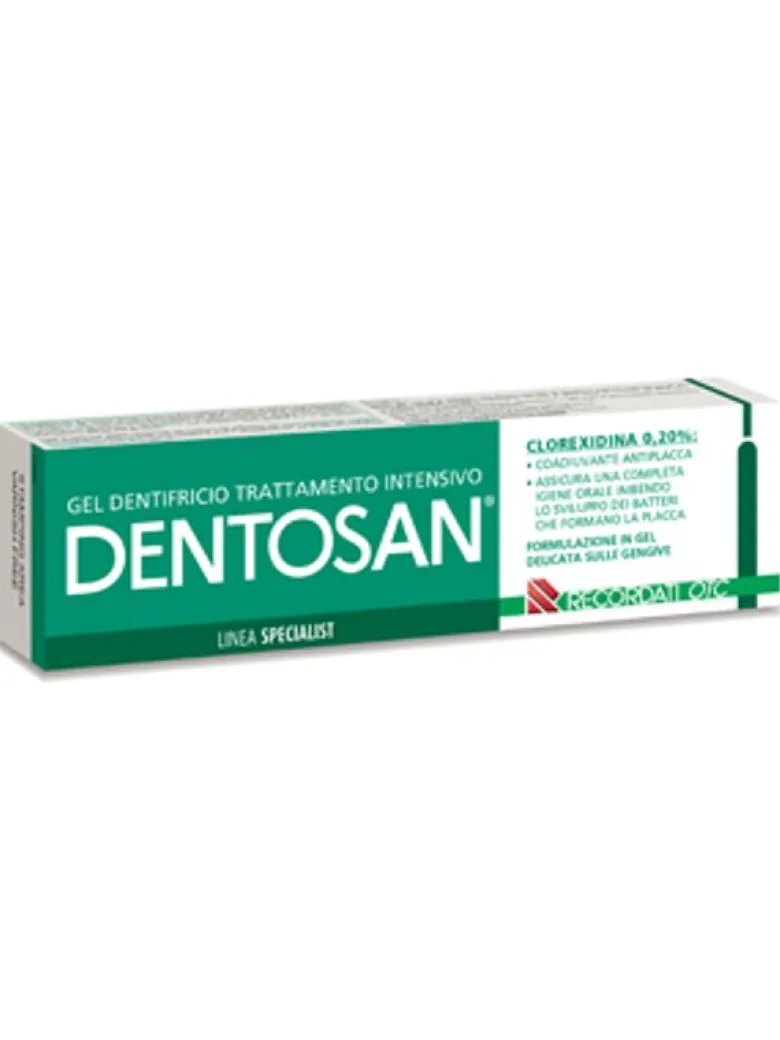 Dentosan Gel Dentifricio trattamento intensivo delicato sulle gengive 75ml