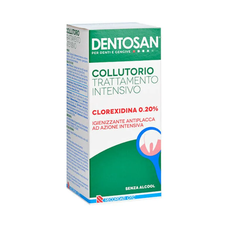 Dentosan Trattamento Intensivo Clorexidina 0,20% collutorio senza alcool 200ml