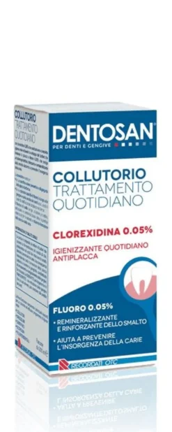 Dentosan Trattamento Quotidiano Clorexidina 0,05% collutorio senza alcool 200ml