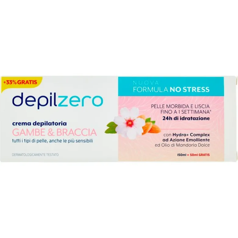 Depilzero Gambe & Braccia crema depilatoria 200ml
