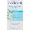 Depilzero Strisce Depilatorie viso e bikini 20 strisce +4 salviettine post-epilazione