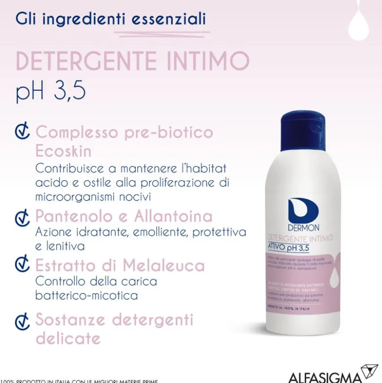 Dermon Intimo Attivo pH 3,5 Detergente 250ml
