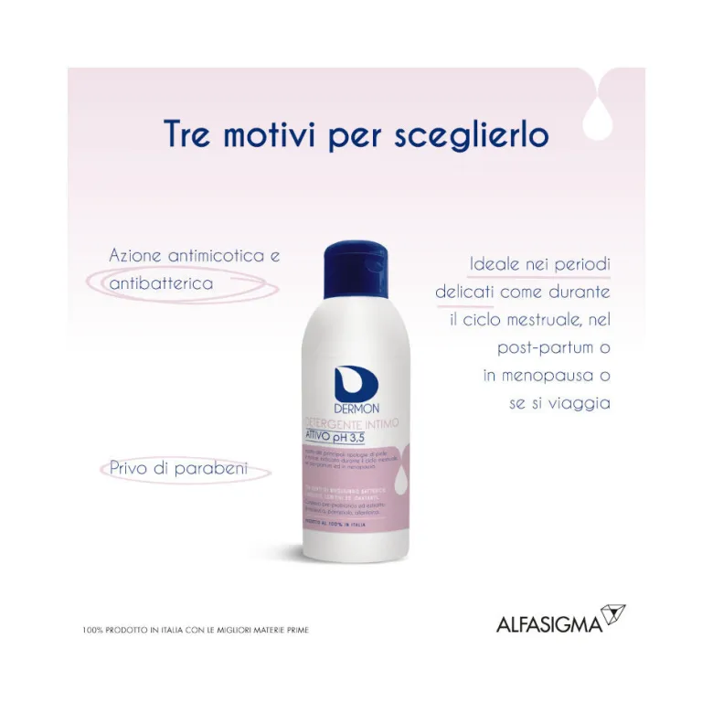 Dermon Intimo Attivo pH 3,5 Detergente 250ml