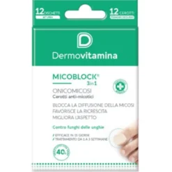 Dermovitamina Micoblock 3in1 Onicomicosi 12 Cerotti