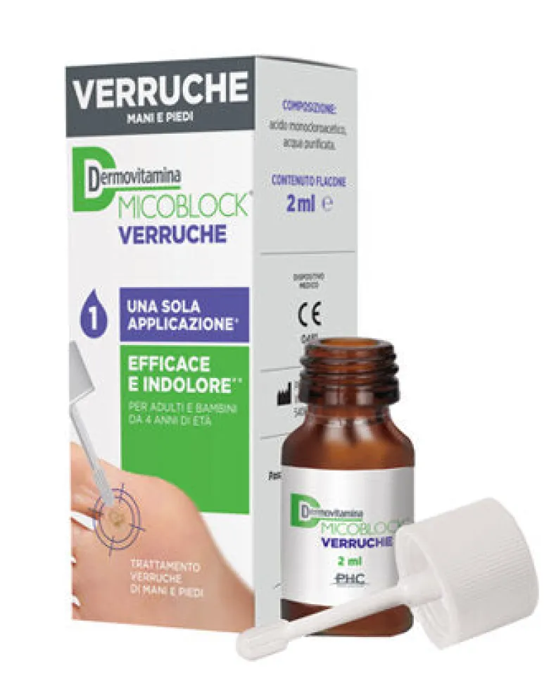 Dermovitamina Micoblock Verruche mani e piedi 2ml