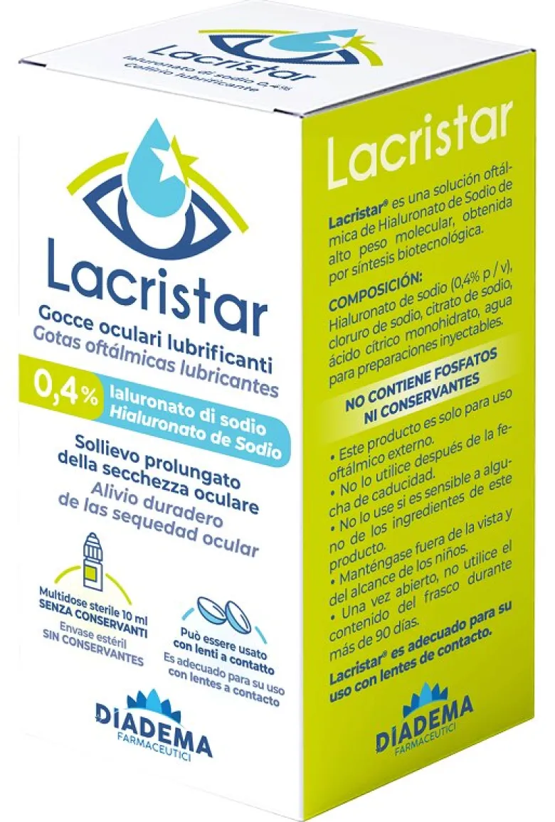 Diadema Lacristar Gocce Oculari Lubrificante 10ml