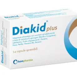 Diakid Plus utile per il benessere intestinale 14 capsule spremibili