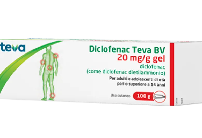 Diclofenac Teva Gel 100g 20mg/g