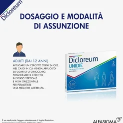 Dicloreum Unidie 136mg 5 cerotti medicati