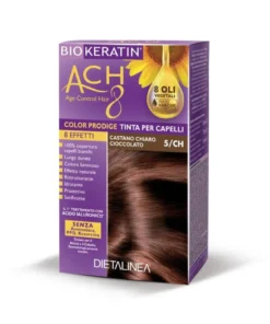 Dietalinea biokeratin ach8 tinta per capelli 5/ch castano chiaro cioccolato