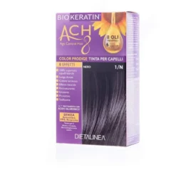 Dietalinea biokeratin ach8 tinta per capelli 1/n nero