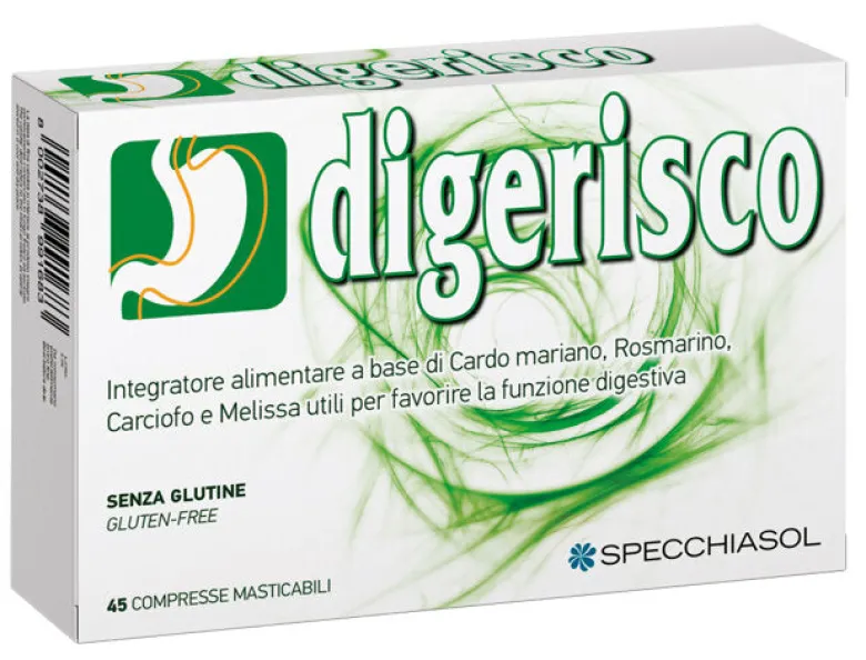 Digerisco 45 Compresse - Integratore Digestivo Naturale