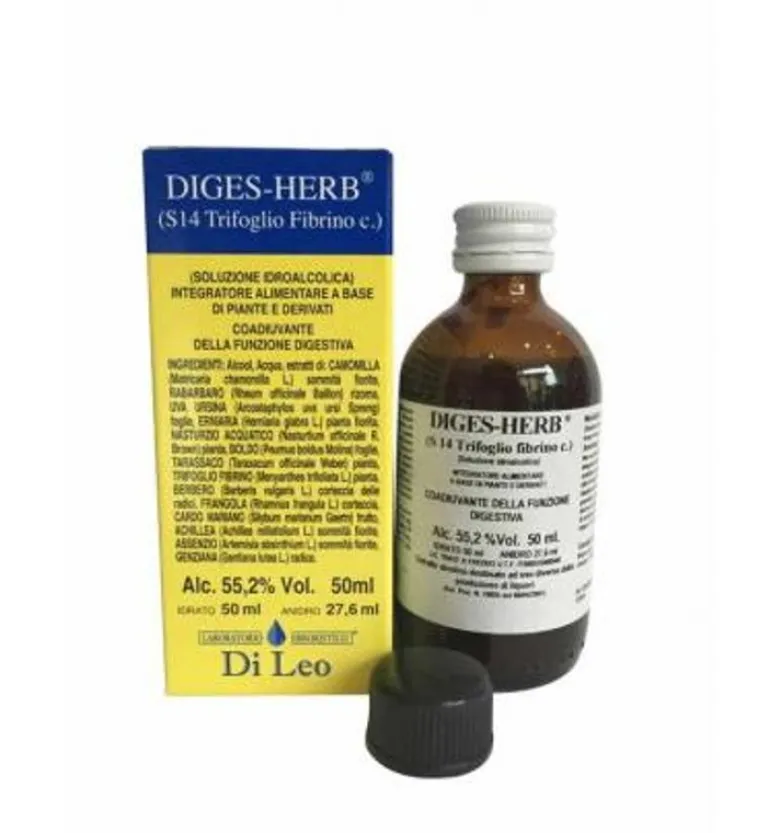 Diges Herb S14 Trifoglio integratore alimentare per l'apparato digerente 50ml