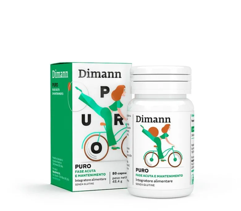 Dimann Puro 80 Capsule Integratore Energetico Naturale