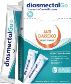 Diosmectal Go 12 Bustine - Sollievo Rapido per Disturbi Intestinali