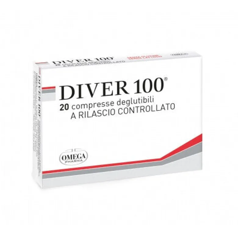 Diver 100 per la funzionalità del sistema digerente 20 compresse