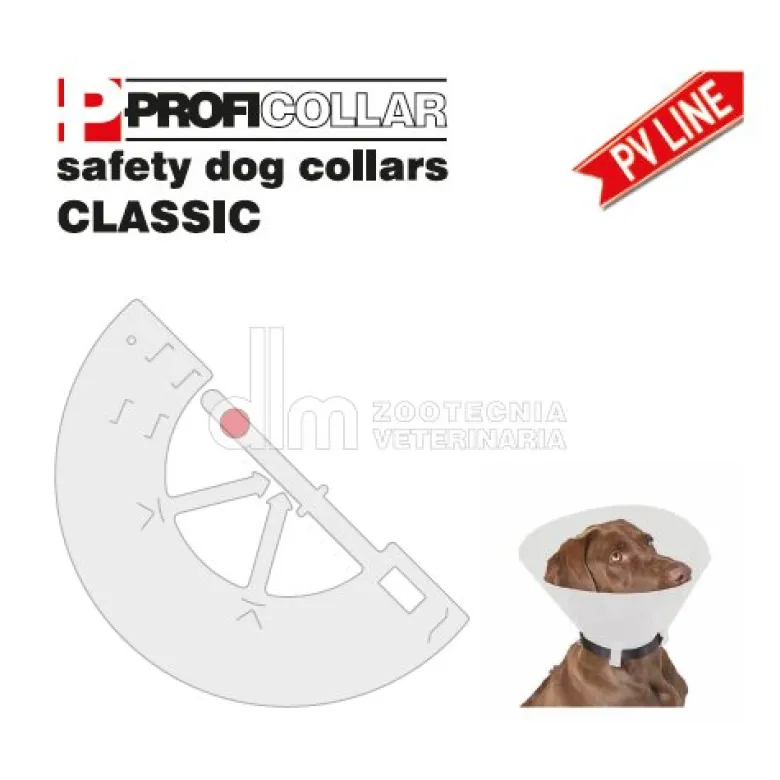 DLM Elisabetta collare elisabettiano per cani 1 pezzo taglia XL