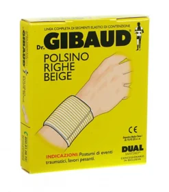 Dr. Gibaud Polsino Righe Beige cm 6 TG 02