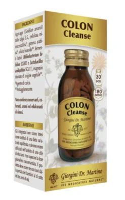 Dr. Giorgini Colon Cleanse volume e consistenza delle feci 180 pastiglie