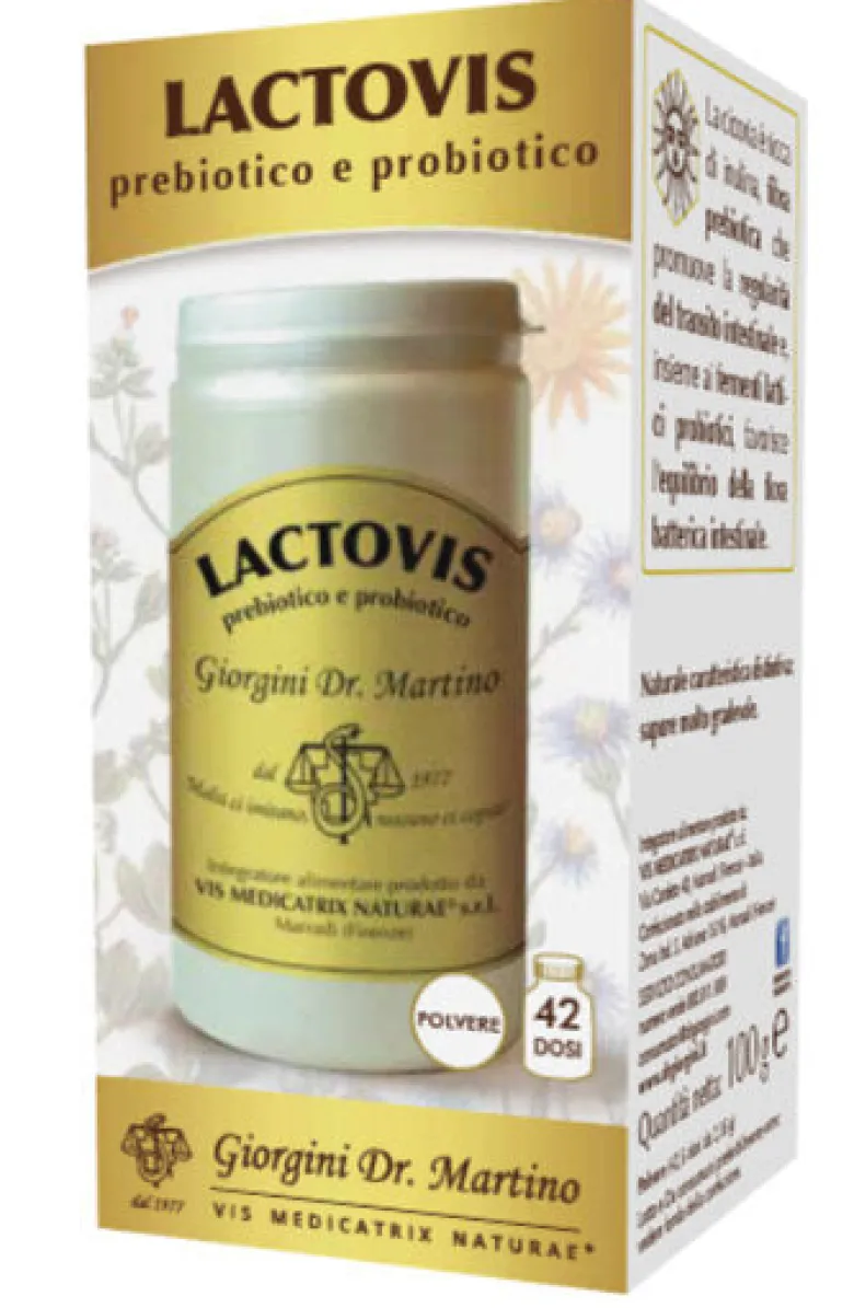 Dr. Giorgini Lactovis Prebiotico e Probiotico per la regolarità intestinale 100g