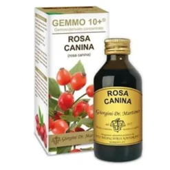 Dr. Giorgini Rosa Canina liquido analcolico gemmo 10+ per le difese immunitarie 100ml