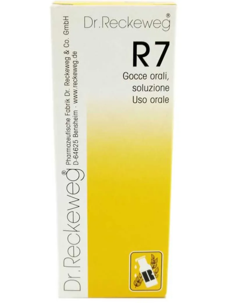Dr Reckeweg R7 Gocce Orali Malfunzionamento Fegato e Cistifellea 50ml