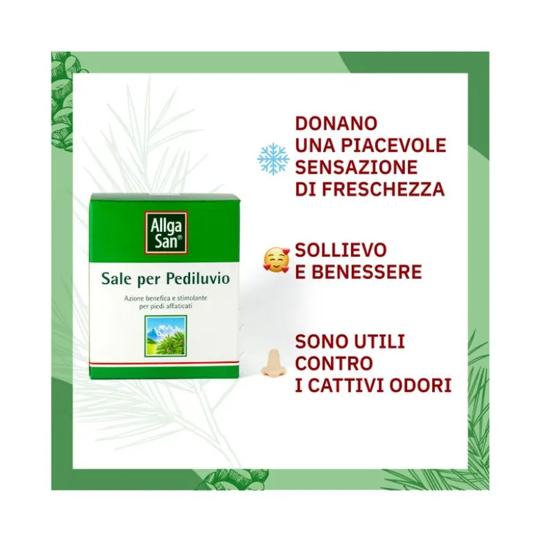 Dr Theiss Allga San Sali per Pediluvio 10 bustine da 10g