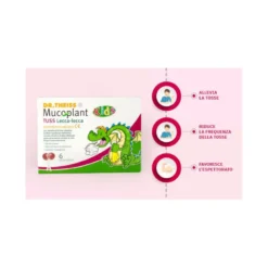 Dr Theiss Mucoplant Tuss Kids Lecca Lecca allevia la tosse 6 pezzi