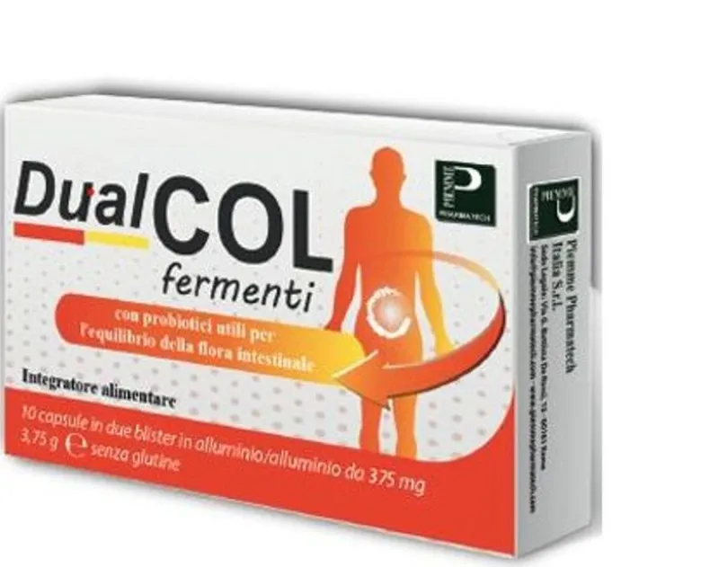Dualcol Fermenti utili per la flora intestinale 10 capsule