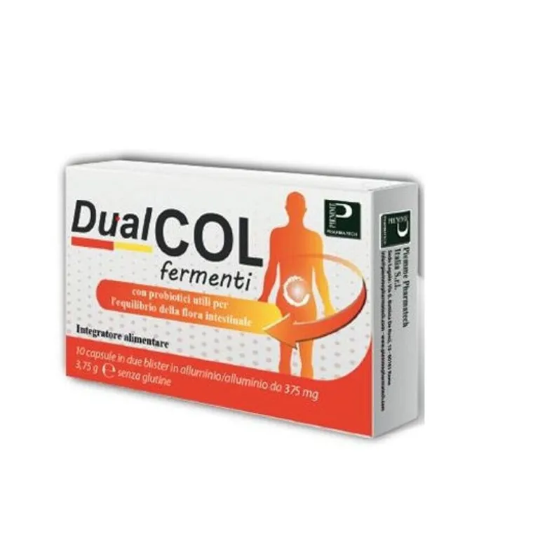 Dualcol Fermenti utili per la flora intestinale 10 capsule