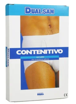 Dualsan Slip Uomo Contenitivo TG 5 colore bianco