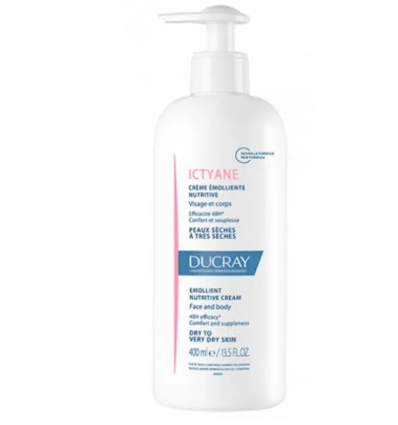Ducray Ictyane Crema anti-secchezza viso e corpo 400ml