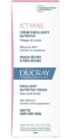 Ducray Ictyane Crema Emolliente Nutritiva 200ml
