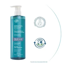 Ducray Keracnyl Gel detergente - pelle grassa a tendenza acneica 400ml