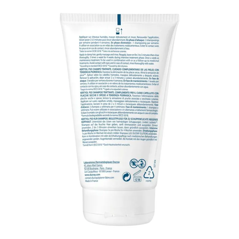 Ducray Kertyol Pso Shampoo 125ml