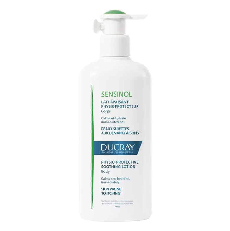 Ducray Sensinol Latte Lenitivo Fisioprotettivo per Pelli con Prurito da Secchezza Cutanea 400ml