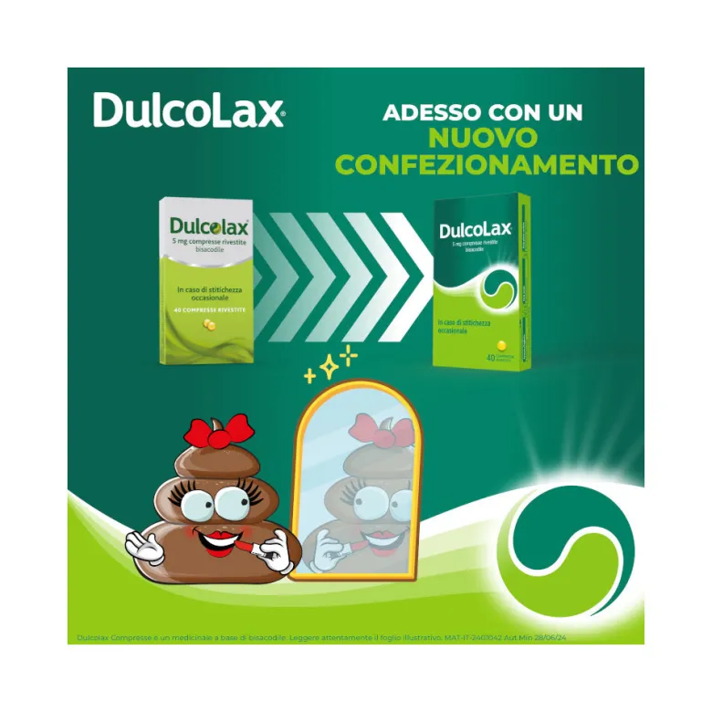 Dulcolax Contro La Stitichezza Occasionale 40 Compresse Rivestite