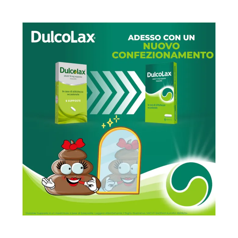 Dulcolax Contro La Stitichezza Occasionale Per Adulti 6 Supposte