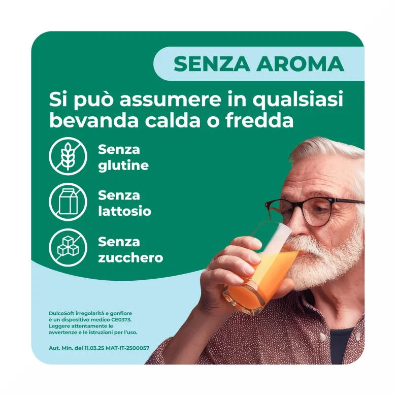 DulcoSoft Irregolarità e Gonfiore Lassativo Macrogol e Simeticone per Stitichezza e Pancia Gonfia 200g