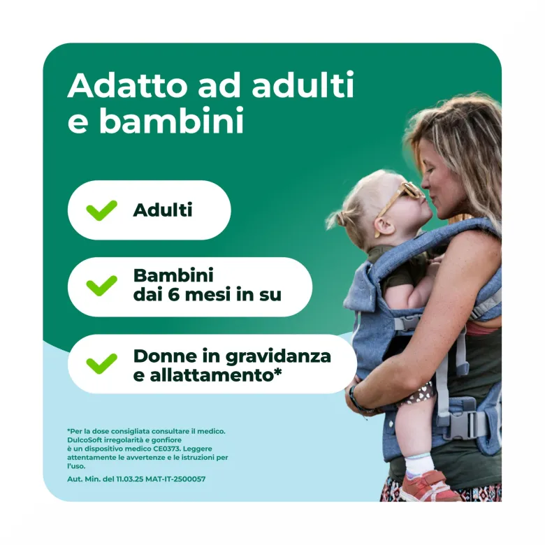 DulcoSoft Irregolarità e Gonfiore Lassativo Macrogol e Simeticone per Stitichezza e Pancia Gonfia 200g
