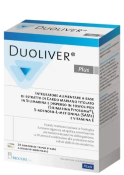 Duoliver Plus 24 Compresse - Integratore Fegato e Digestione