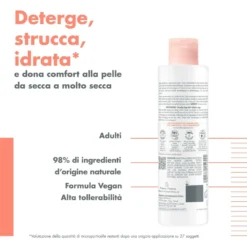Eau Thermale Avène Les Essentiels Latte Detergente Pelle Sensibile/Secca 200ml