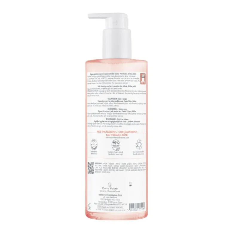 Eau Thermale Avène Xeracalm Nutrition Gel Detergente Pelle Secca 500ml