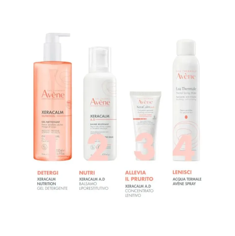 Eau Thermale Avène Xeracalm Nutrition Gel Detergente Pelle Secca 500ml