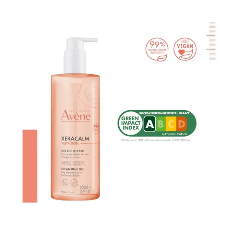 Eau Thermale Avène Xeracalm Nutrition Gel Detergente Pelle Secca 500ml