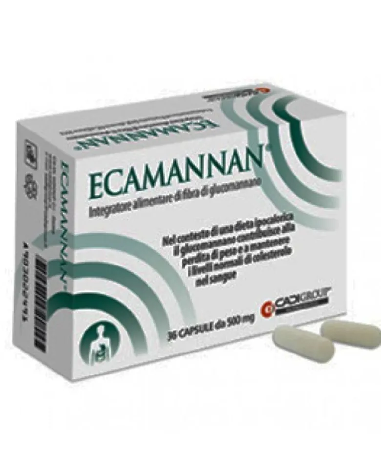 Ecamannan 36cps 500mg - Integratore Naturale Potente