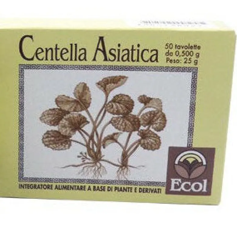 Ecol Centella Asiatica fisiologico benessere dell'organismo 50 Tavolette