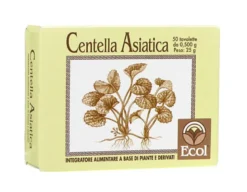 Ecol Centella Asiatica fisiologico benessere dell'organismo 50 Tavolette